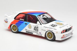 BMW M3 E30 #46 R. Ravaglia / E. Pirro WTCC Calder Park 1987 Minichamps 1:18 180872046-O Fém – 6. kép a 8-ből