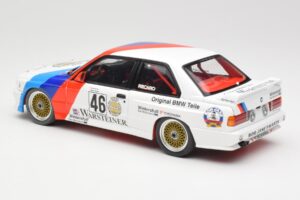 BMW M3 E30 #46 R. Ravaglia / E. Pirro WTCC Calder Park 1987 Minichamps 1:18 180872046-O Fém – 7. kép a 8-ből