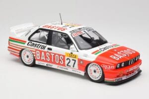 BMW M3 E30 #27 Bigazzi Team S. Soper / A. Hahne 4th Place 24 Hours of Spa 1990 Minichamps 1:18 155902027 Fém – 4. kép a 6-ből