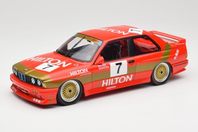 BMW M3 E30 #7 D. Quester 2nd Place Guia Race Macau 1987 Minichamps 1:18 155872007 Fém
