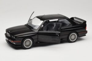 BMW M3 E30 Sport Evo Fekete Solido 1:18 S1801501 Fém – 2. kép a 8-ből