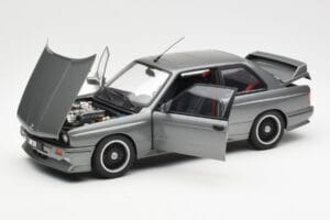 BMW M3 E30 Sport Evolution Cecotto Szürke AUTOart 1:18 70567 Fém – 2. kép a 8-ből