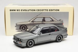 BMW M3 E30 Sport Evolution Cecotto Szürke AUTOart 1:18 70567 Fém – 8. kép a 8-ből