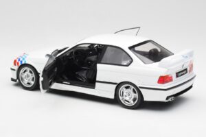 BMW M3 E36 Lightweight Fehér Solido 1:18 S1803903 Fém – 5. kép a 8-ből