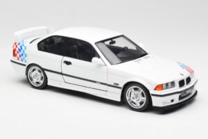 BMW M3 E36 Lightweight Fehér Solido 1:18 S1803903 Fém – 6. kép a 8-ből