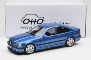 BMW M3 E36 Sedan Kék Otto 1:18 OT1082 Gyanta – 6. kép a 6-ből