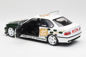 BMW M3 E36 Strafo Tic Tac Fehér Solido 1:18 S1803906 Fém – 5. kép a 8-ből