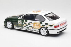BMW M3 E36 Strafo Tic Tac Fehér Solido 1:18 S1803906 Fém – 7. kép a 8-ből