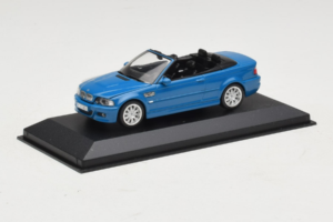 BMW M3 E46 Kabrió Kék Minichamps 1:43 BMW015 Fém – 2. kép a 4-ből