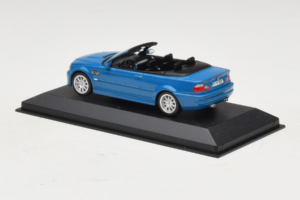 BMW M3 E46 Kabrió Kék Minichamps 1:43 BMW015 Fém – 3. kép a 4-ből