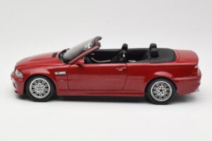 BMW M3 E46 Kabrió Piros Kyosho 1:18 08505R Fém – 4. kép a 8-ből