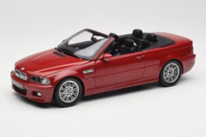 BMW M3 E46 Kabrió Piros Kyosho 1:18 08505R Fém