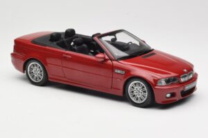 BMW M3 E46 Kabrió Piros Kyosho 1:18 08505R Fém – 6. kép a 8-ből