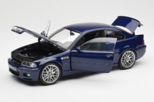 BMW M3 E46 Kék Kyosho 1:18 08503BL Fém – 2. kép a 8-ből
