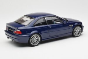 BMW M3 E46 Kék Kyosho 1:18 08503BL Fém – 3. kép a 8-ből