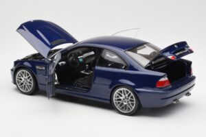 BMW M3 E46 Kék Kyosho 1:18 08503BL Fém – 5. kép a 8-ből