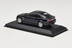 BMW M3 E46 Sötétkék Minichamps 1:43 80420009763-R1 Fém – 3. kép a 4-ből