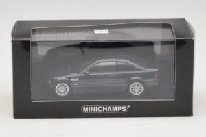 BMW M3 E46 Sötétkék Minichamps 1:43 80420009763-R1 Fém – 4. kép a 4-ből