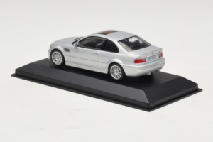 BMW M3 E46 Ezüst Minichamps 1:43 BMW013 Fém – 3. kép a 4-ből