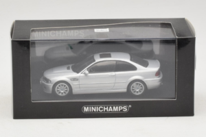 BMW M3 E46 Ezüst Minichamps 1:43 BMW013 Fém – 4. kép a 4-ből