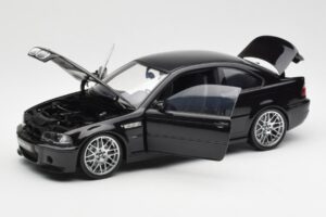 BMW M3 E46 CSL Fekete Kyosho 1:18 80430302736 Fém – 2. kép a 8-ből