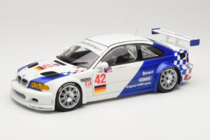 BMW M3 E46 GTR #42 J. Muller / J.J. Lehto ALMS 2001 Minichamps 1:18 80430139183 Fém