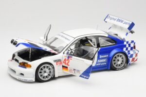 BMW M3 E46 GTR #42 J. Lehto / P. Ekblom ALMS 2001 Minichamps 1:18 100012142 Fém – 2. kép a 8-ből
