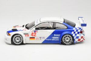 BMW M3 E46 GTR #42 J. Lehto / P. Ekblom ALMS 2001 Minichamps 1:18 100012142 Fém – 4. kép a 8-ből
