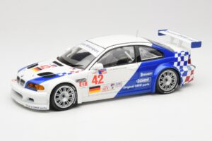 BMW M3 E46 GTR #42 J. Lehto / P. Ekblom ALMS 2001 Minichamps 1:18 100012142 Fém