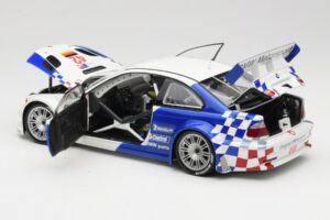 BMW M3 E46 GTR #42 J. Lehto / P. Ekblom ALMS 2001 Minichamps 1:18 100012142 Fém – 5. kép a 8-ből