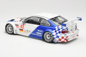 BMW M3 E46 GTR #42 J. Lehto / P. Ekblom ALMS 2001 Minichamps 1:18 100012142 Fém – 7. kép a 8-ből
