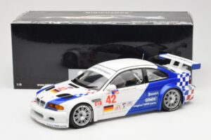BMW M3 E46 GTR #42 J. Lehto / P. Ekblom ALMS 2001 Minichamps 1:18 100012142 Fém – 8. kép a 8-ből