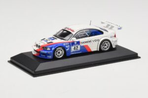 BMW M3 E46 GTR #42 P. Muller / J. Muller / H-J. Stuck / P. Lamy ADAC 24h Nurburgring 2004 Minichamps 1:43 BMW001 Fém – 2. kép a 4-ből
