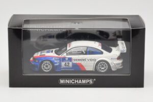 BMW M3 E46 GTR #42 P. Muller / J. Muller / H-J. Stuck / P. Lamy ADAC 24h Nurburgring 2004 Minichamps 1:43 BMW001 Fém – 4. kép a 4-ből