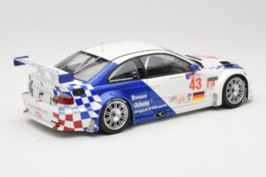 BMW M3 E46 GTR #43 D. Muller ALMS 2001 Minichamps 1:18 100012143 Fém – 3. kép a 8-ből