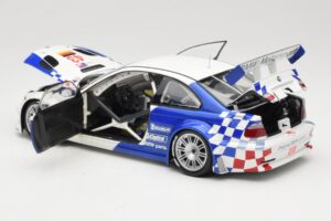BMW M3 E46 GTR #43 D. Muller ALMS 2001 Minichamps 1:18 100012143 Fém – 5. kép a 8-ből