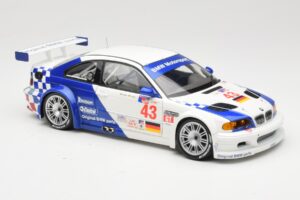 BMW M3 E46 GTR #43 D. Muller ALMS 2001 Minichamps 1:18 100012143 Fém – 6. kép a 8-ből