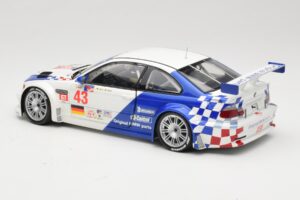 BMW M3 E46 GTR #43 D. Muller ALMS 2001 Minichamps 1:18 100012143 Fém – 7. kép a 8-ből
