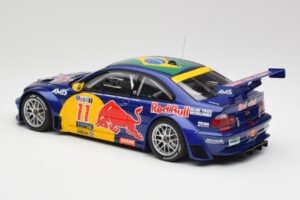 BMW M3 E46 GTR #11 Red Bull Interlagos 2005 AUTOart 1:18 80645 Fém – 5. kép a 6-ből
