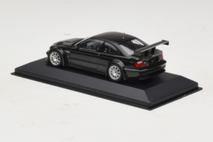 BMW M3 E46 GTR Street Fekete Minichamps 1:43 BMW020 Fém – 3. kép a 5-ből
