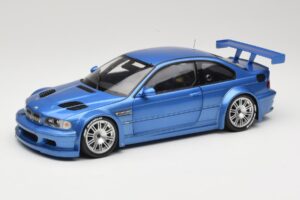 BMW M3 E46 GTR Street Kék Minichamps 1:18 80430302540 Fém