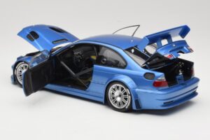 BMW M3 E46 GTR Street Kék Minichamps 1:18 80430302540 Fém – 5. kép a 8-ből