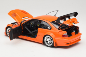 BMW M3 E46 GTR Street Narancssárga Minichamps 1:18 100012106 Fém – 5. kép a 8-ből