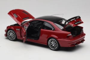 BMW M3 E46 GTR Street Piros Kyosho 1:18 08507R Fém – 5. kép a 8-ből