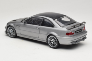 BMW M3 E46 GTR Street Ezüstszürke Kyosho 1:18 08507S Fém – 7. kép a 8-ből