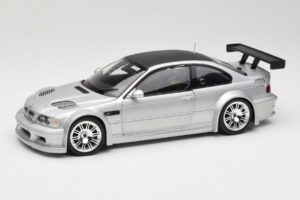 BMW M3 E46 GTR Street Ezüst With Carbon Roof Minichamps 1:18 100012102 Fém