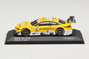 BMW M3 E92 #8 D. Werner BMW Team Schnitzer DTM 2012 Minichamps 1:43 410122208 Fém