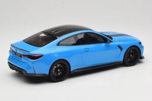 BMW M4 CS G82 Riviera Blue GT Spirit 1:18 GT511 Gyanta – 2. kép a 6-ből