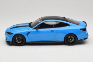 BMW M4 CS G82 Riviera Blue GT Spirit 1:18 GT511 Gyanta – 3. kép a 6-ből