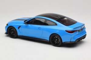 BMW M4 CS G82 Riviera Blue GT Spirit 1:18 GT511 Gyanta – 5. kép a 6-ből